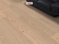 Haro Parkett Landhausdiele Eiche puroweiss markant strukturiert