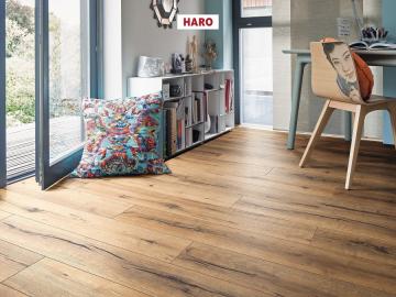 Haro Laminatboden Landhausdiele Eiche italica natur authentic